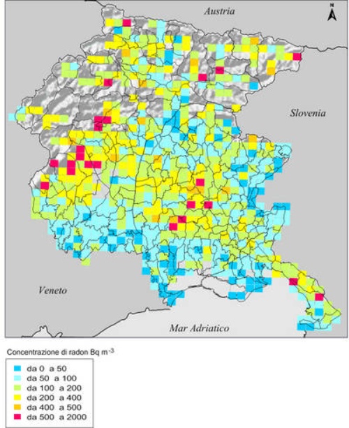 radon in friuli